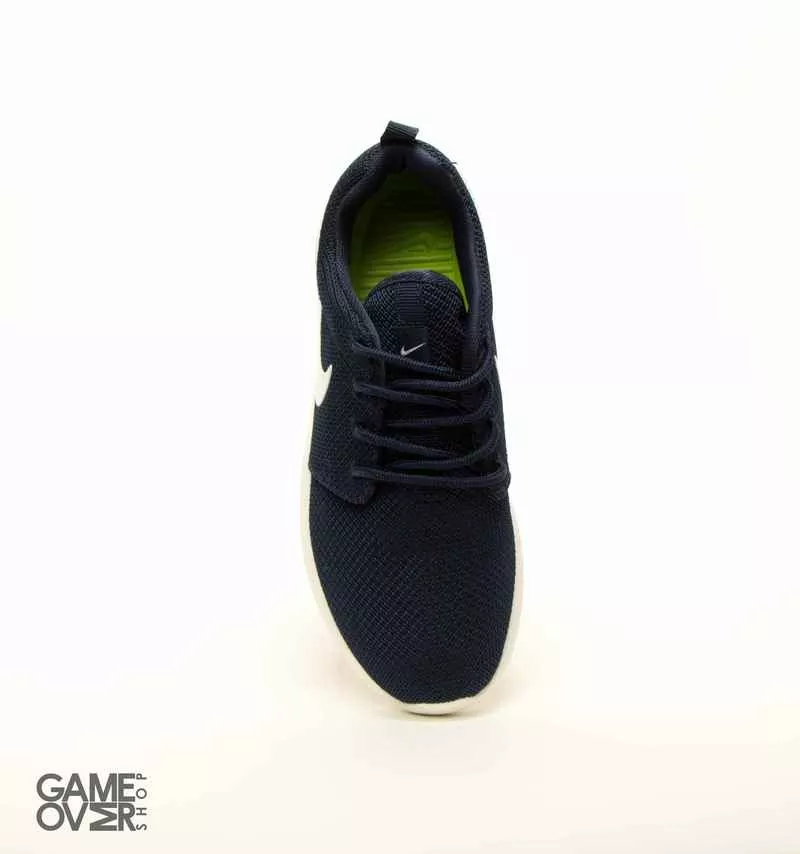 Nike Roshe Run Navy Blue/White Sole/White Icon 3
