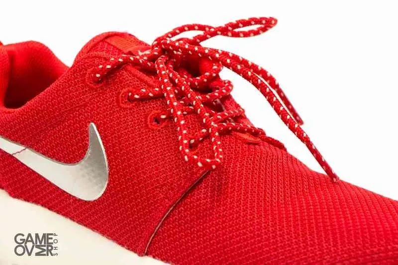 Nike Roshe Run Red/Silver Icon/White Sole 2