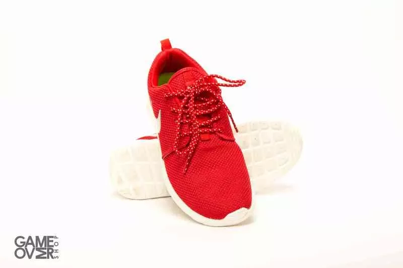 Nike Roshe Run Red/Silver Icon/White Sole 5