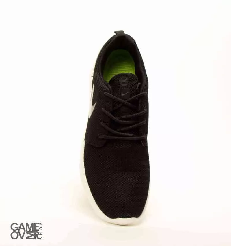 Nike Roshe Run Black White/Grey Icon 3