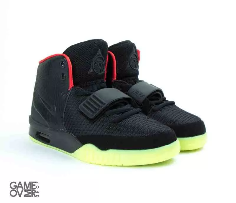 Nike Air Yeezy 2 Black/Pink 3