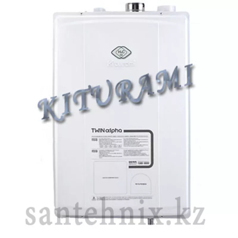 Газовые котлы Kiturami Twin Alpha 25 - до 250 м2 (Юж. Корея)