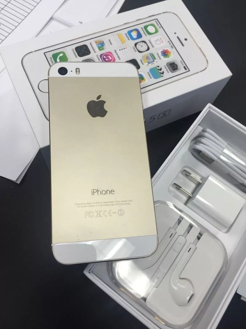 Apple IPhone 5S золото / белый 64Gb русифицирован разблокирован