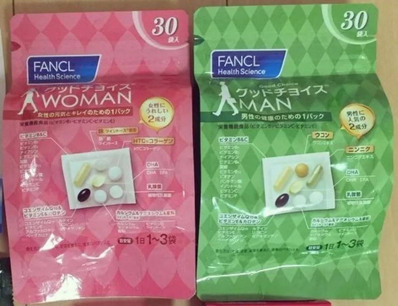 Японские витамины FANCL для женщин до 40 лет 2