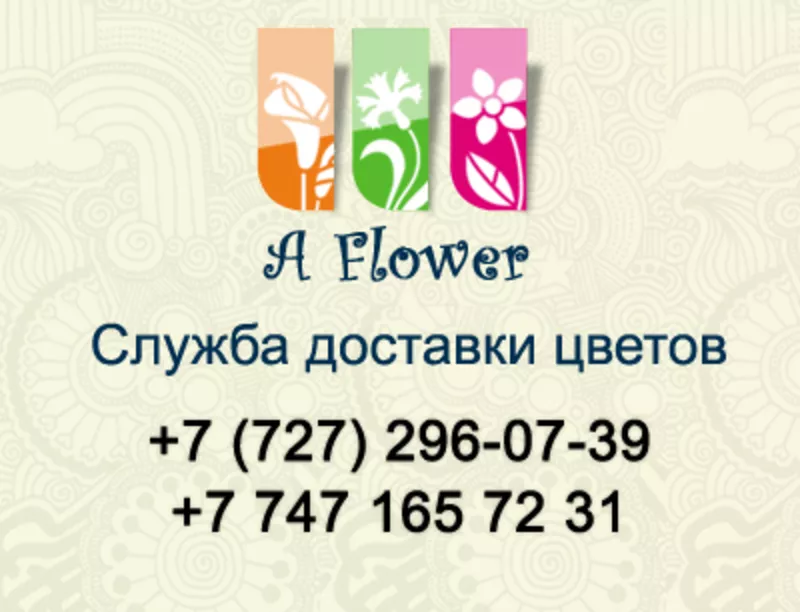 доставка цветов в Алматы, розы Алматы, цветы Алматы
