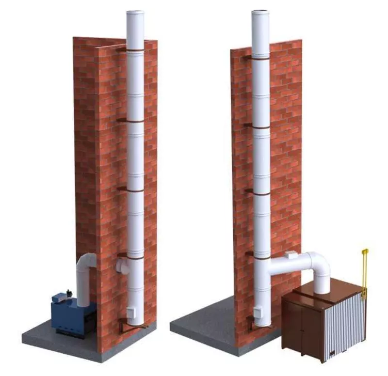 Дымовые трубы,  газоходы промышленные 2