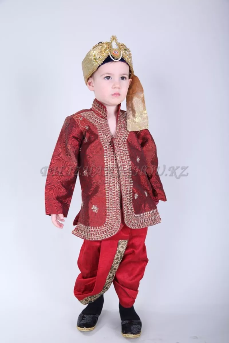 Индийские национальные костюмы для мальчиков на прокат в Алматы 2