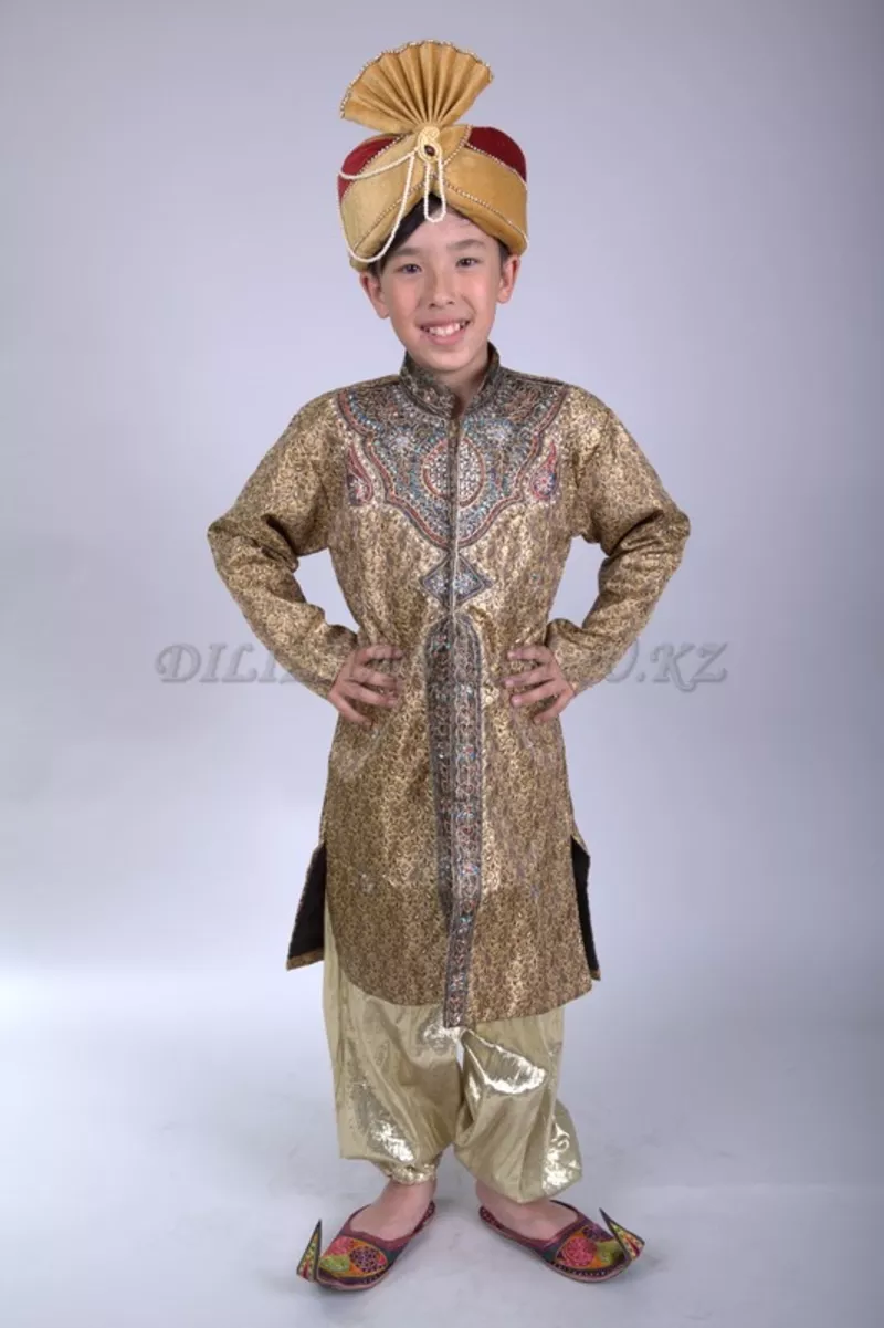 Индийские национальные костюмы для мальчиков на прокат в Алматы 6