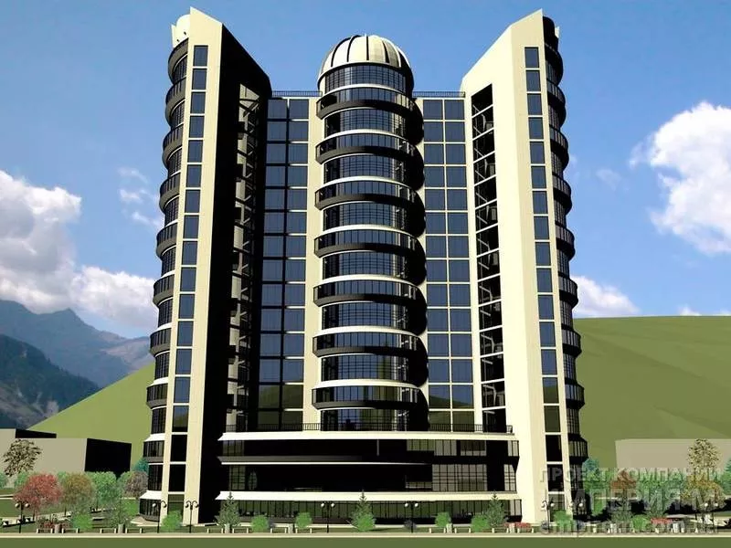 Строительство гостиниц и офисов 