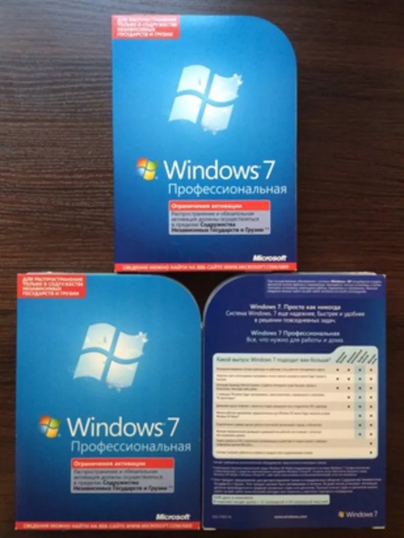 Microsoft windows 7 pro box