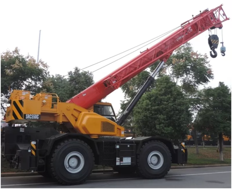 Короткобазный кран Palfinger-Sany, SRC550C повышенной проходимости