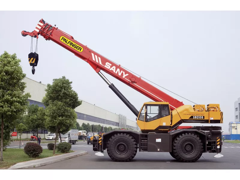 Короткобазный кран Palfinger-Sany, SRC550C повышенной проходимости 2