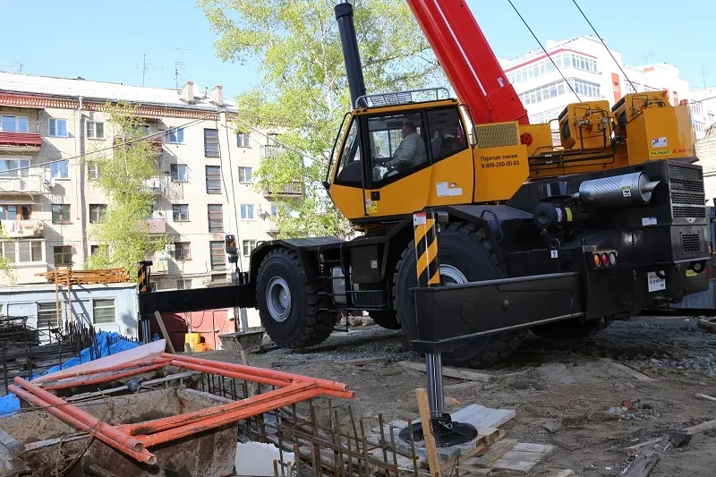 Короткобазный кран Palfinger-Sany, SRC550C повышенной проходимости 5