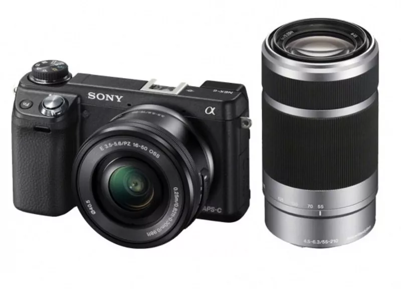 Продам камеру SONY NEХ-6 с 2 объективами 16-50 и 55-210 mm