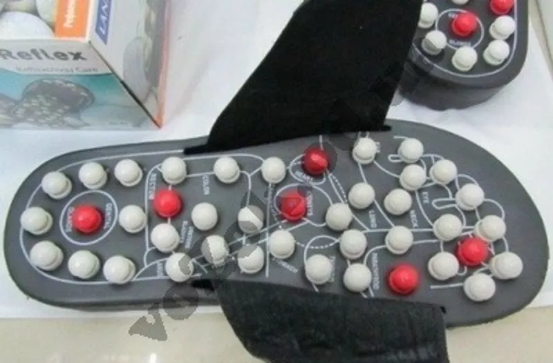 Тапки акупунктурные массажные 23038