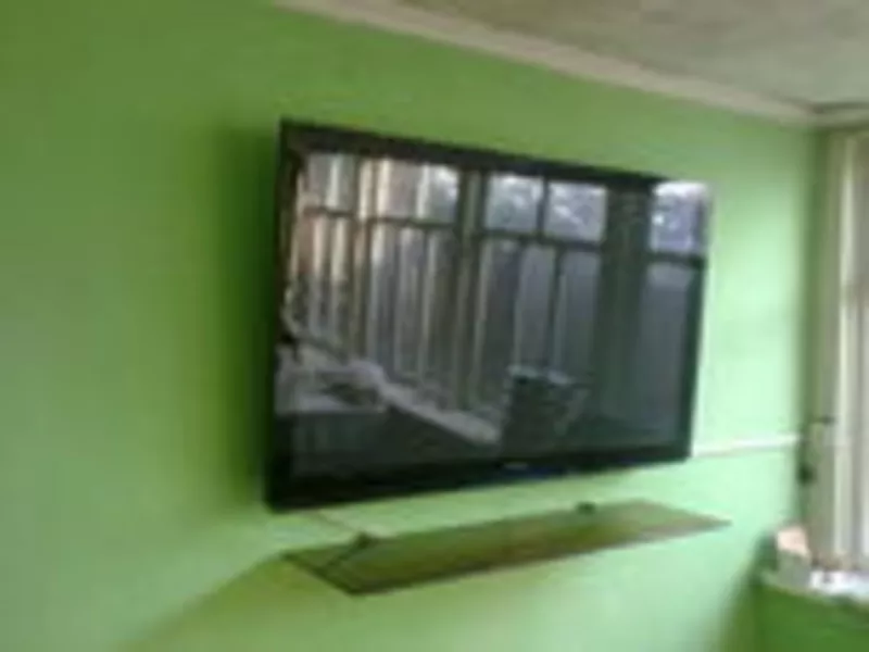 Установка телевизоров на стену в Алматы 5
