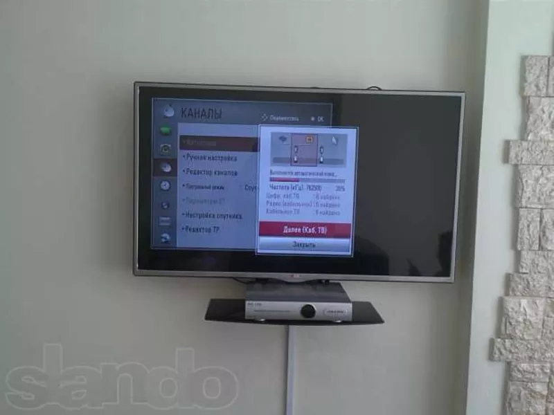 Установка монтаж телевизоров на стену в Алматы 3