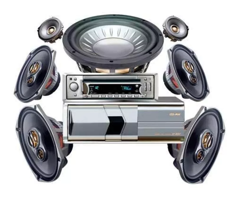 Авто музыкальная колонка. Магнитофон car Audio System. Комплекты автоакустики. Акустика в машину. Автомобильные динамики.