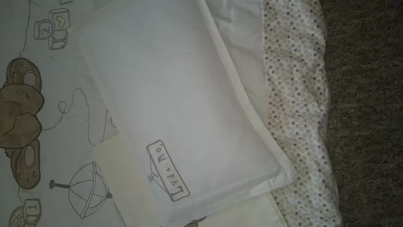 Комплект постельного белья с бортиками в манеж 6