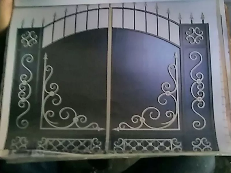 навес , ворота и сварочные работы