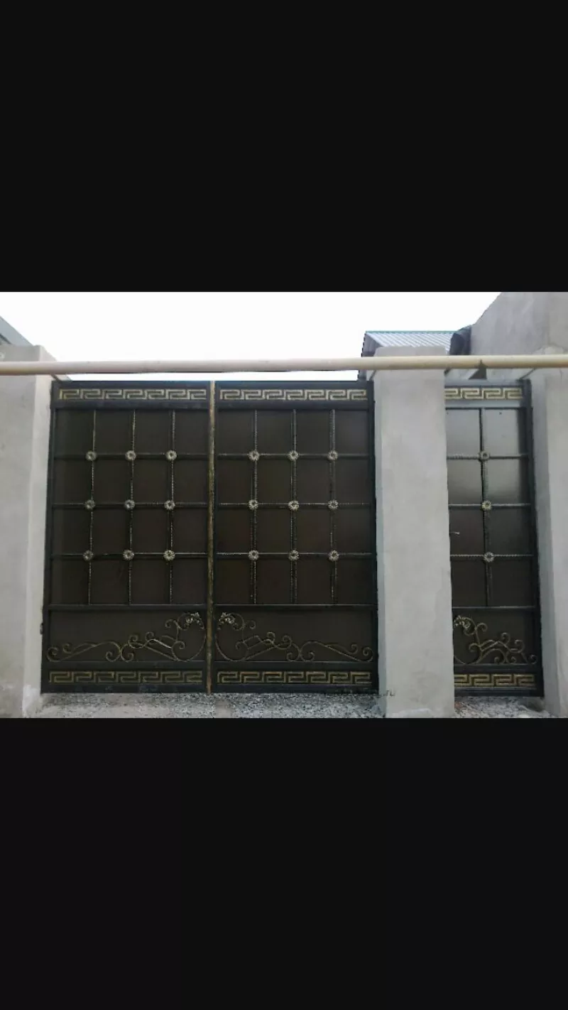 навес , ворота и сварочные работы 7