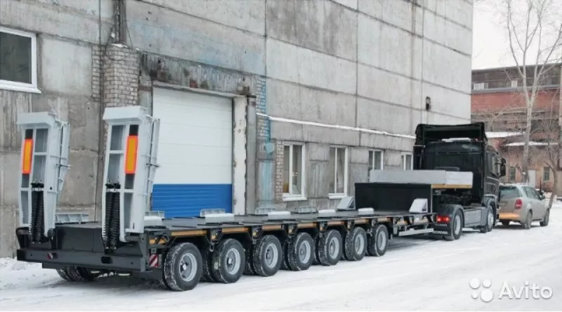 7-осный 81 тонн низкорамный трал от производителя