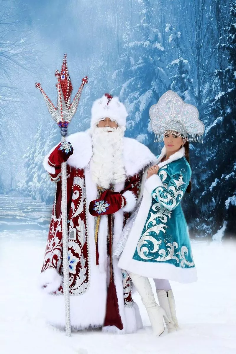 Дед Мороз и Снегурочка,  Санта Клаус