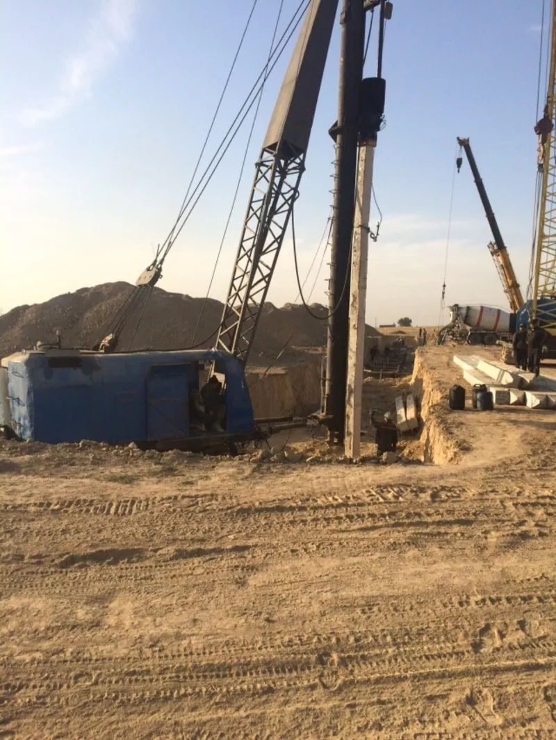 Продается полноповоротный сваебой на базе Драглайн с дизельным молотом