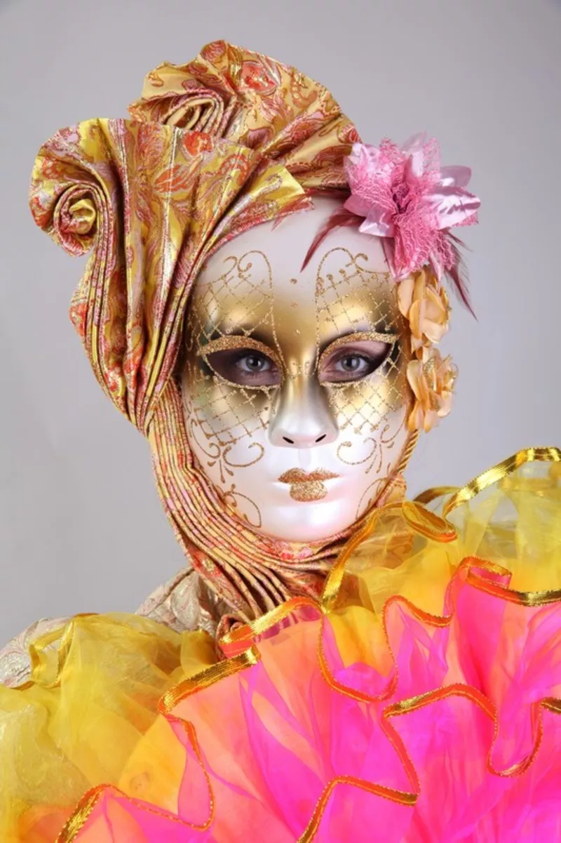 Венецианские маски мужские и женские на прокат и на продажу в Алматы 11