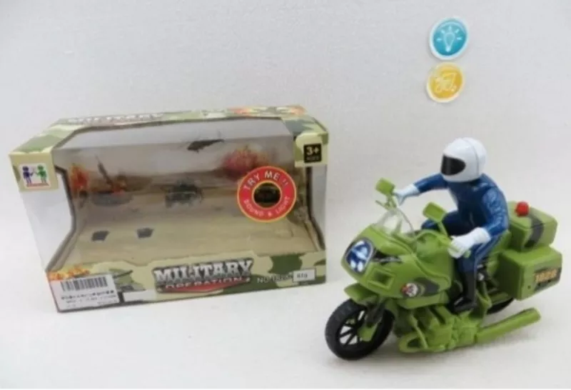 Мотоцикл инерционный military operation 46404