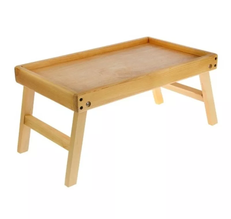 Столик складной деревянный для завтрака 46441