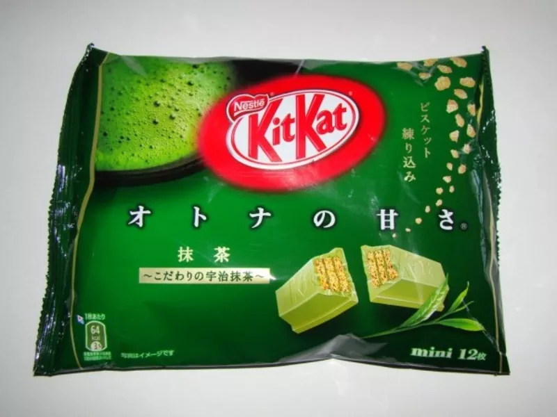 KitKat в японском шоколаде из зелёного чая 2
