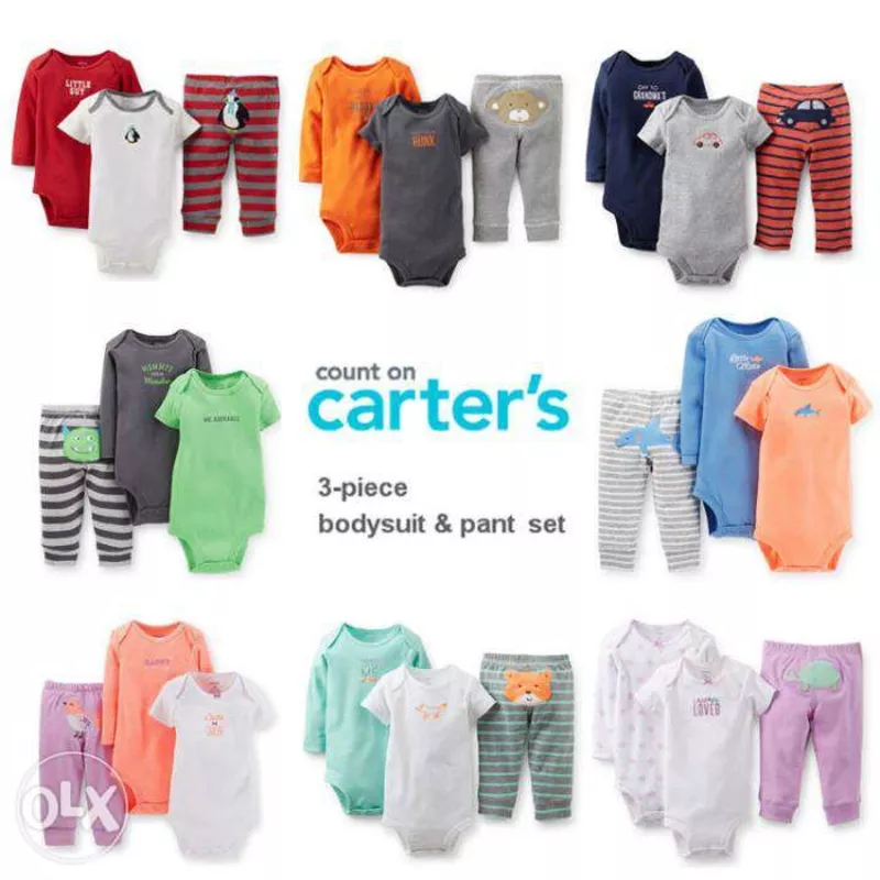 Боди 5 шт Luvable Friends,  Carters 9