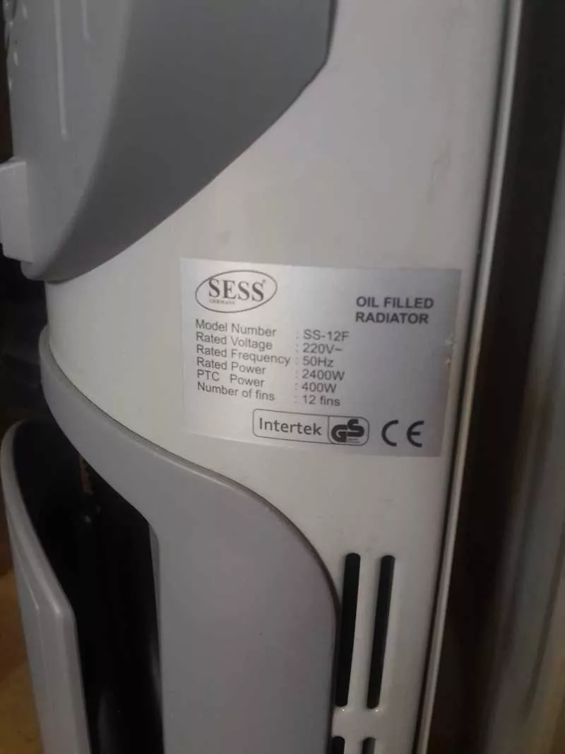 Масляный радиатор Sess SS-12F 5