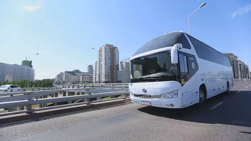 Аренда автобуса с водителем в городе Алматы  4