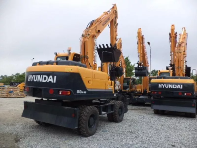 Колесный экскаватор Hyundai R1400 W7 2