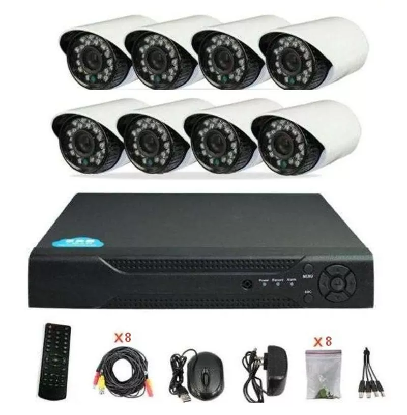 Продам Комплект готового CCTV видеонаблюдения на 8 камер с высоким раз