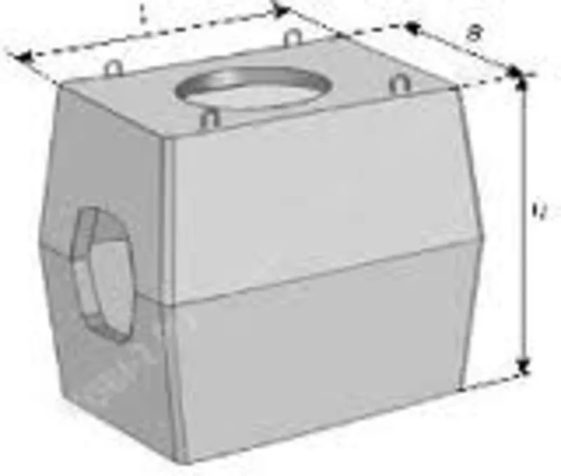 Канализационные колодцы железозобетоные,  кольца стеновые 2
