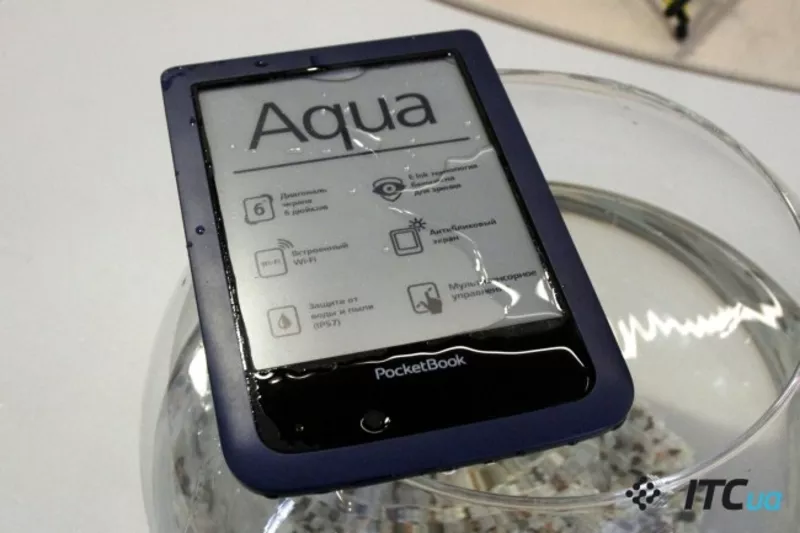 Электронная книга новая, PocketBook Aqua 640 водо-пылезащищённая