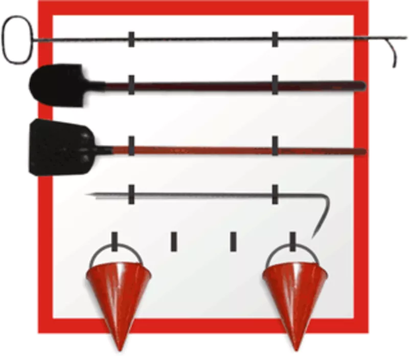 Комплектующие для пожарного щита