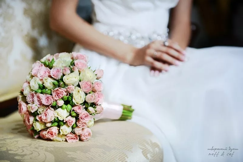 Букет невесты в Алматы Живые цветы на свадьбу в Алматы Цветы в Алматы 