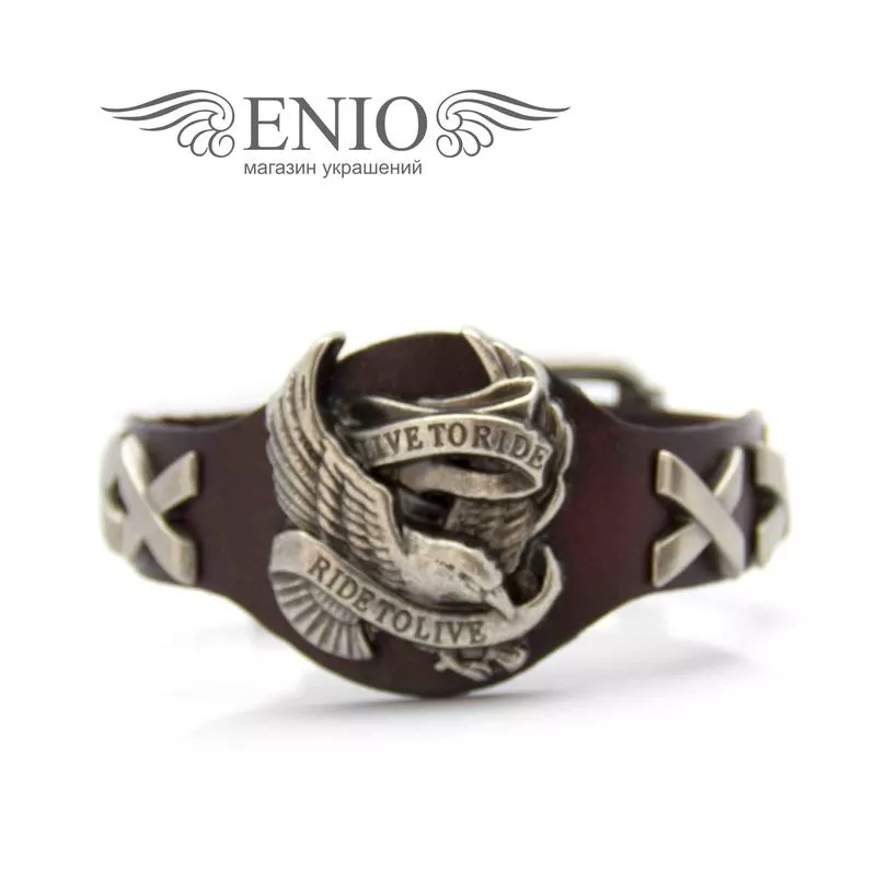 Мужские браслеты из кожи от интернет-магазина ENIO. 10