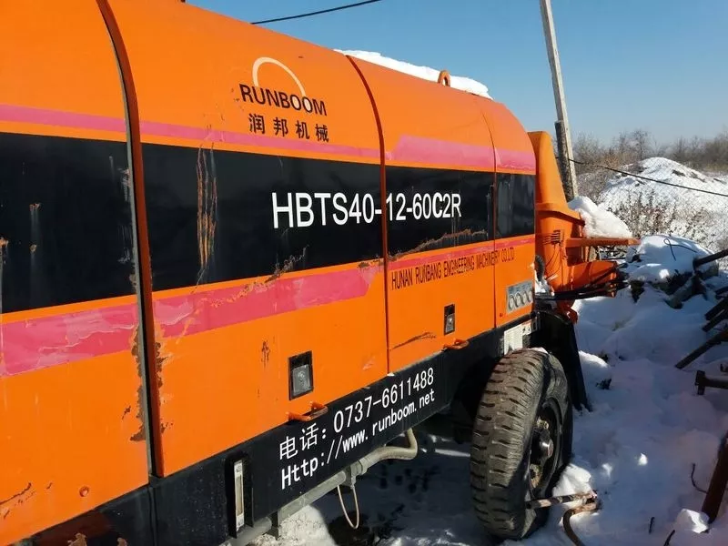 новый бетононасос стационарный DEBOOM HBTS40-12-60B2R 2014г.