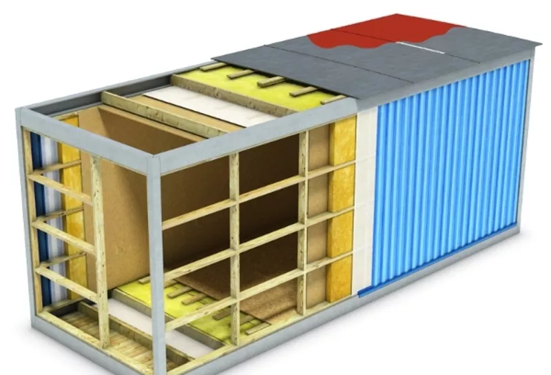 Жилые вагон дома Алматы 2