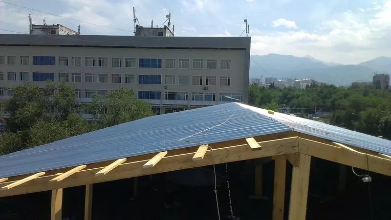 Ремонт крыш,  монтаж шиферной крыши в Алматы. Лицензия