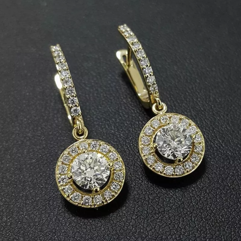 Ювелирные изделия из золота с бриллиантами в Алматы  2