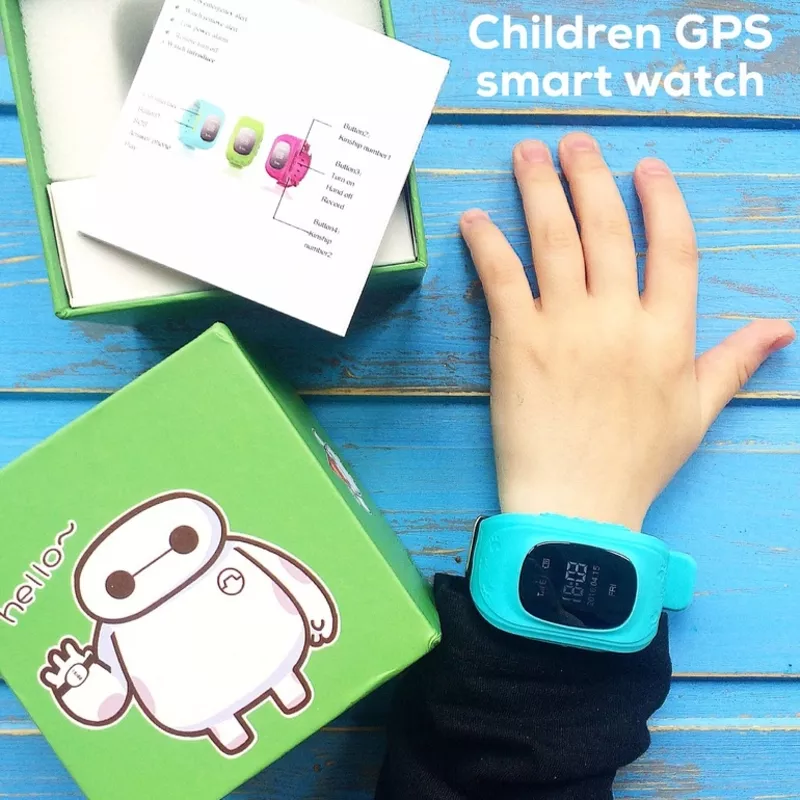 Детские GPS часы-телефон с sim-картой (Smart Baby Watch Q50) 3