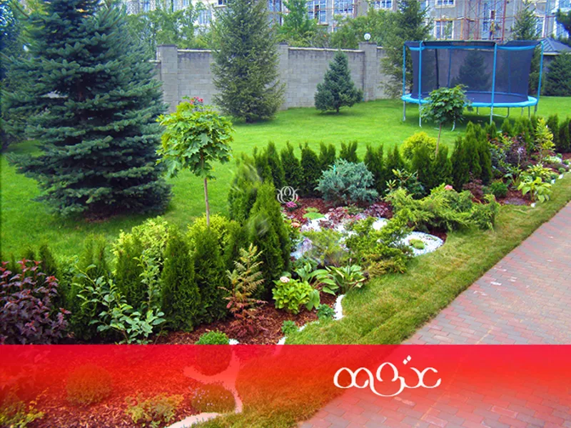 Ландшафтный дизайн и озеленение в Алматы
