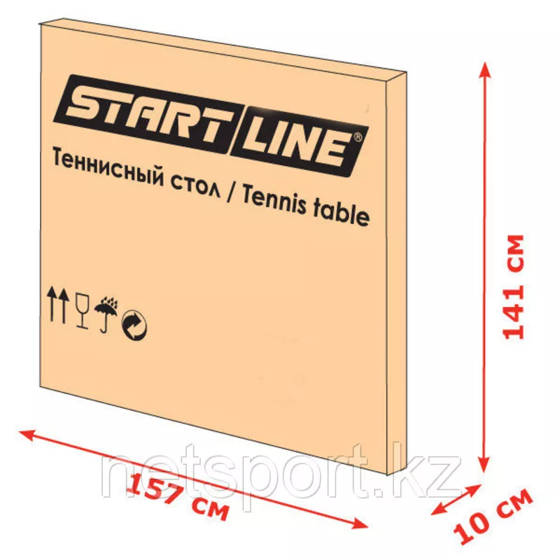 Теннисный стол Indoor с сеткой 4