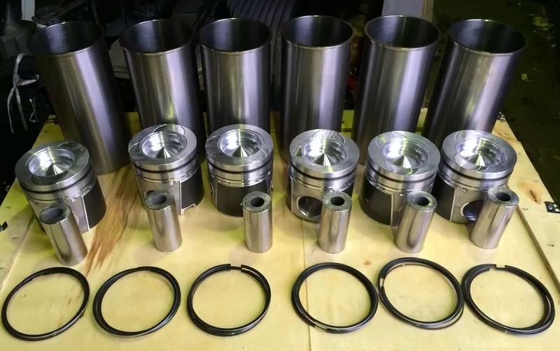 Поршневая группа на Hitachi, Hyundai, JCB, Doosan, Catrrpillar, Hidrom
